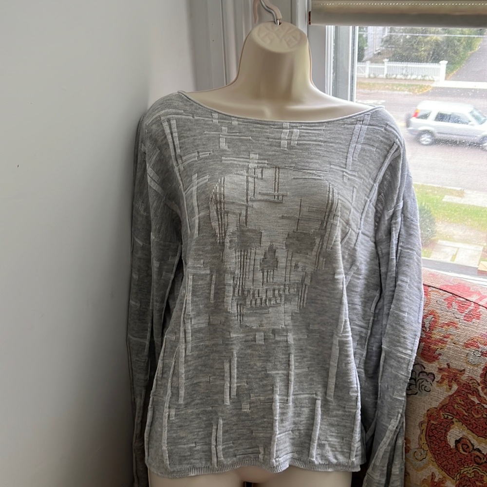Skull Cashmere cotton sweater